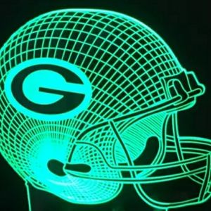 Green Bay Packers Lamp Light Home Decor
